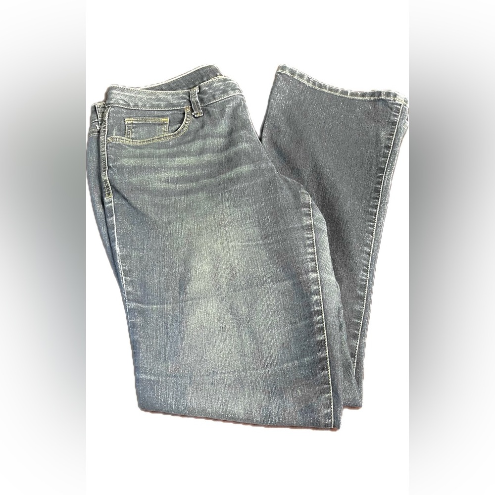 Woman’s blue jeans size 12 curvy modern boot lower rise S & Co.